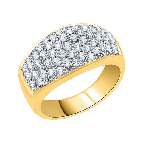 KATARINA 1 cttw Prong Set Cluster Diamond Anniversary Ring