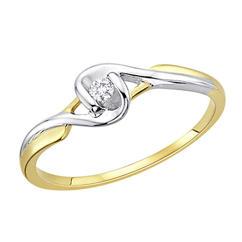 KATARINA 1/20 cttw Diamond Promise Ring