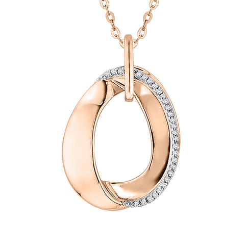 KATARINA Diamond Fashion Pendant Necklace (1/6 cttw)