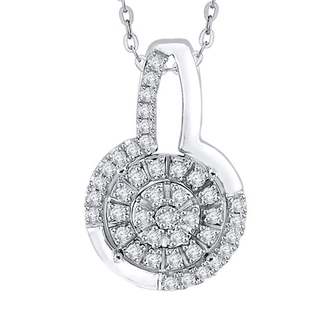 KATARINA Diamond Fashion Pendant Necklace (1/6 cttw)