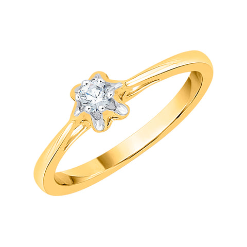KATARINA Diamond Solitaire Ring (1/10 cttw)