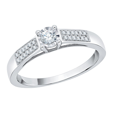 KATARINA 1/5 cttw Diamond Engagement Ring