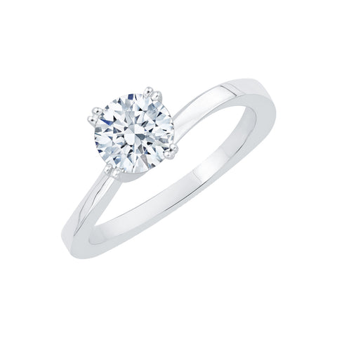KATARINA 1 cttw Diamond Solitaire Promise Ring