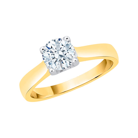 KATARINA 7/8 cttw Diamond Solitaire Ring