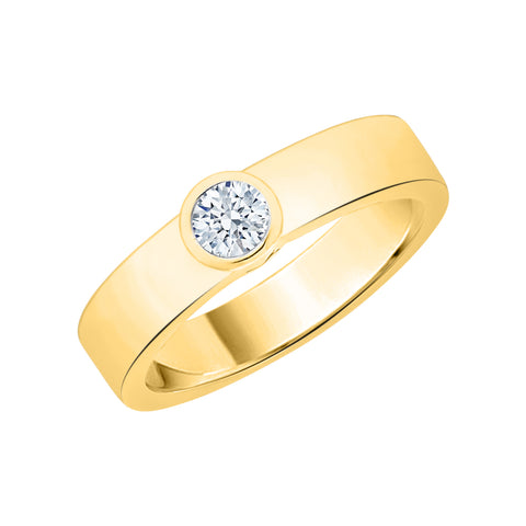KATARINA Diamond Solitaire Promise Ring (1/5 cttw)
