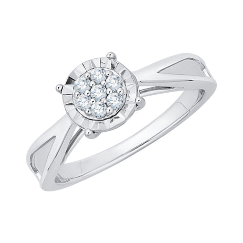KATARINA 1/6 cttw Diamond Engagement Ring