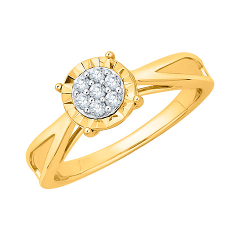 KATARINA 1/6 cttw Diamond Engagement Ring