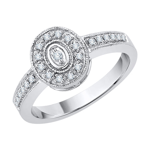 KATARINA 1/8 cttw Diamond Engagement Ring