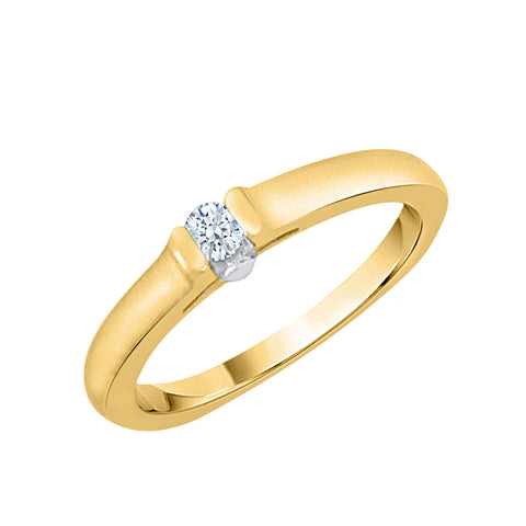 KATARINA 1/20 cttw Diamond Solitaire Promise Ring