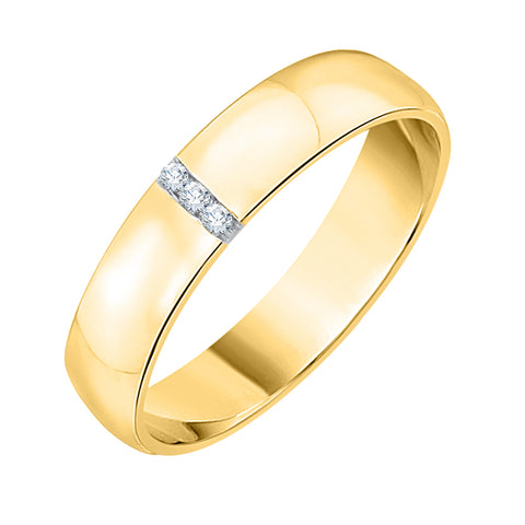 KATARINA Three Stone Diamond Accent Ring