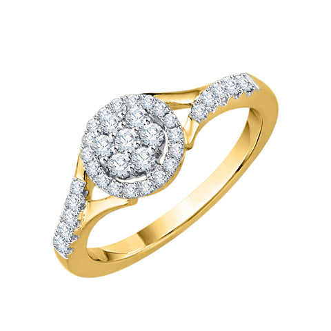 KATARINA 1/3 cttw Diamond Engagement Ring