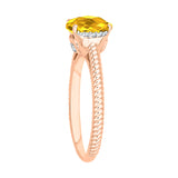 14K Rose Gold~Citrine, 10K Rose Gold~Citrine