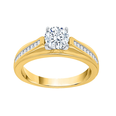 KATARINA 7/8 cttw Prong Set Solitaire Diamond Engagement Ring