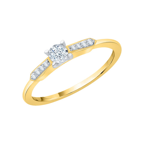 KATARINA 1/10 cttw Prong Set Diamond Promise Ring