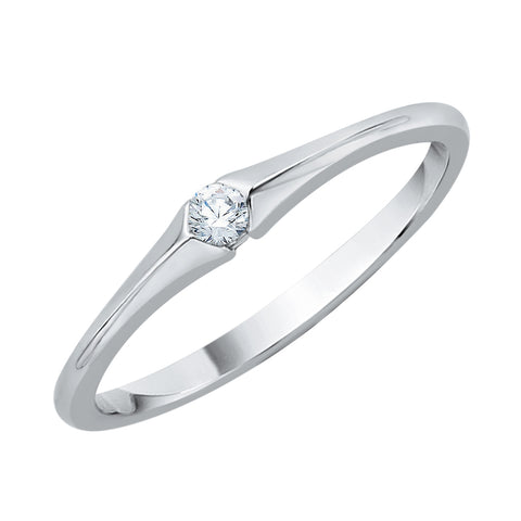 KATARINA Solitaire Diamond Accent Fashion Ring