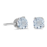 14K White Gold~Aquamarine