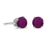 14K White Gold~Ruby