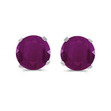 14K White Gold~Ruby