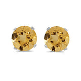 14K White Gold~Citrine