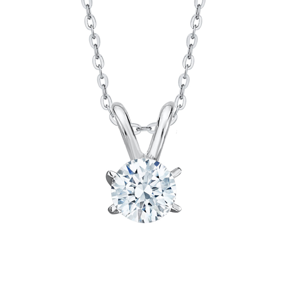 Svan Silver Classic Zircon Solitaire Pendant With Chain to Gift Women &  Girls Sterling Silver Zircon Sterling Silver Pendant Price in India - Buy  Svan Silver Classic Zircon Solitaire Pendant With Chain